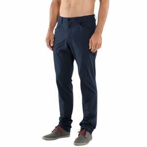 Lululemon Athletica Men 40x29 Inkwell Mission Pant II Indigo Blue Power Stretch